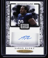 2021 SAGE Premier Draft Aaron Banks #A68 Autographs Black