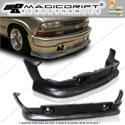 Fit For 98-04 Chevy S10 Front Bumper Lower Lip Spoiler KBD Extreme VIS Style PU