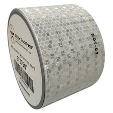 PATIKIL Reflective Tape – 8 Inch X 10 Ft Waterproof High-Vis White Safety Tape For Cars, Trucks & Trailers