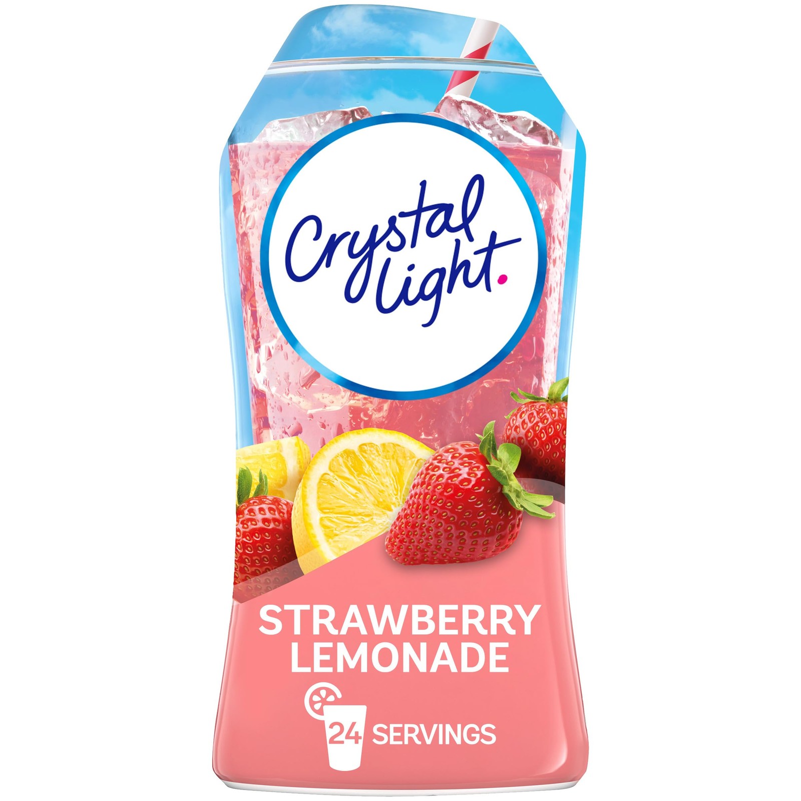 Crystal Light Liquid Strawberry Lemonade Naturally 1.62 Fl O