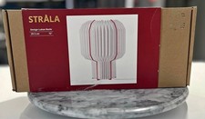 IKEA STR LA table lamp White/Red by Lukas Bazle