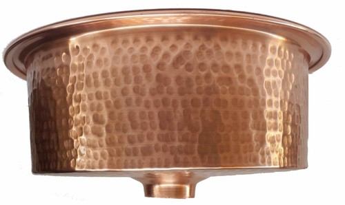 Polished Golden Copper Vessel Pan Sink Toilet Bathroom Remodel - 第 6/6 張圖片