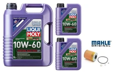 ★  7L Liqui Moly 10W-60 Race Tech GT1 Synthetic Oil Change Kit E46 BMW M3 S54 ★