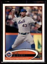 2012 Topps Update R.A. Dickey #US141 New York Mets