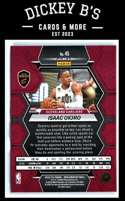 NBAカード　ISAAC OKORO 2022-23 Panini Mosaic Green #45 Isaac Okoro | eBay