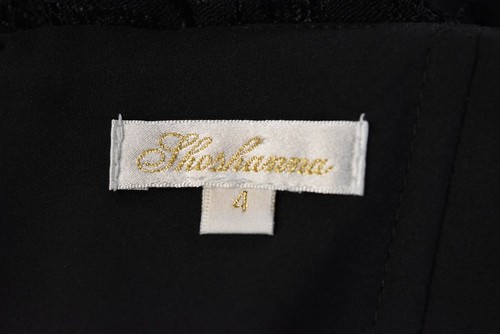 NEW Shoshanna Dress Size 4 Black Lace Overlay Empire Waist Casual - Picture 4 of 5