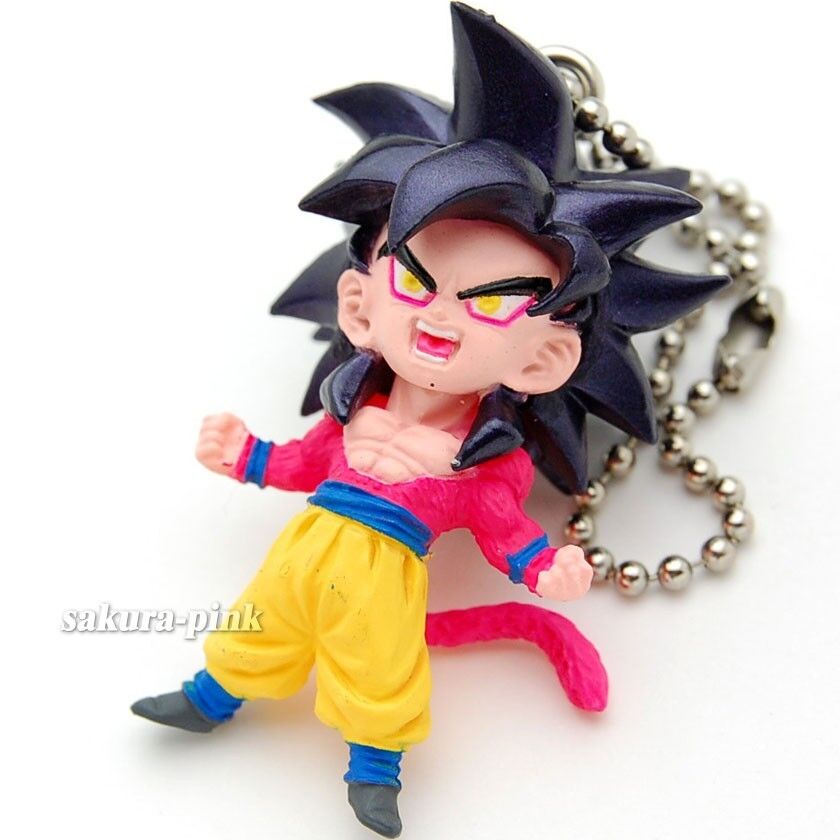 Son Goku Super Saiyan 4 DragonBall UDM 07 mini Figure Keychain