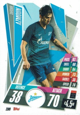 Topps Match Attax Champions League 20/21 Nr. ZEN9 Sardar Azmoun