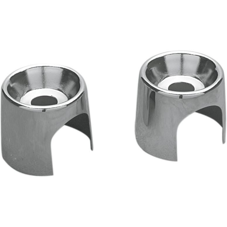 Drag Upper Shock Bolt/Stud Cover Chrome 82-90 Sportster XL/FXR 