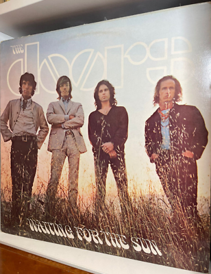 THE DOORS - WAITING FOR THE SUN Elektra 1976 UK Press LP VG+/VG+ 