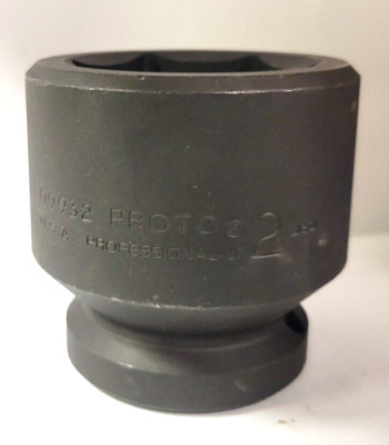 PROTO 2'' 6-Point Impact Socket, Standard Length, #5 Spline Drive, J09932
