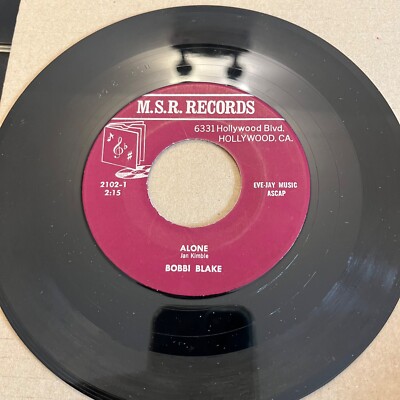 #1 ORIGINAL SOUL 45 - Bobbi Blake - Alone / Free