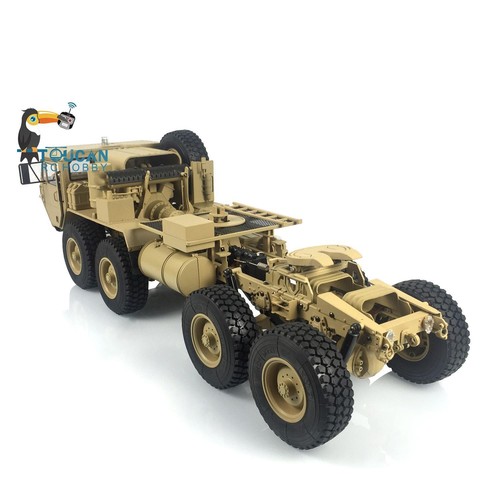 8x8 1/12 RC Military Truck Model HG P802 DIY Metal Chassis Sounds Lights System - Picture 8 of 12