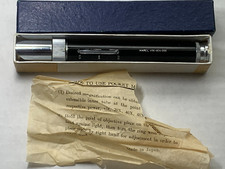 VINTAGE RARE MAREL JAPAN 20X-40X-60X POCKET MICROSCOPE WITH BOX