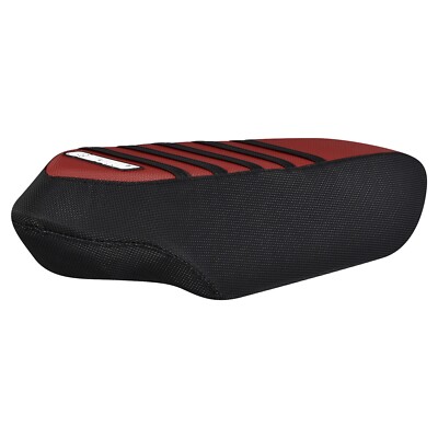 Custom Seat Covers – Black Carbon Fiber / White – For Suzuki GSX600R GSX750R 2006-2007, Front & Rear, Vinyl, USA Made