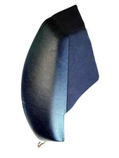 Mercedes 1998-2002 Seat Outer Back Right Rear Black Leather OEM W208