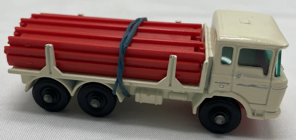 Camión viga Matchbox Lesney 58-C DAF BPW caja de plástico rojo tipo E Foto 2 de 4