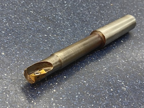 1/2" Dia. 5/8" Shank Indexable End Mill XOMX10T3 Inserts .5 .625