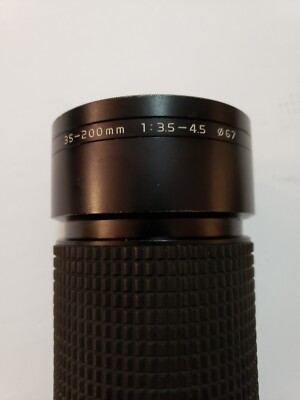 Tokina AT-X, 35-200mm, 1:3.5-4.5, Zoom TELEPHOTO LENS,8332219,USED