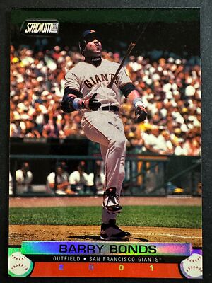Barry Bonds 2001 Topps Stadium Club Baseball San Francisco Giants