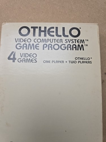 Othello Atari 2600 Video Game Complete in White Box NEW - Picture 3 of 7