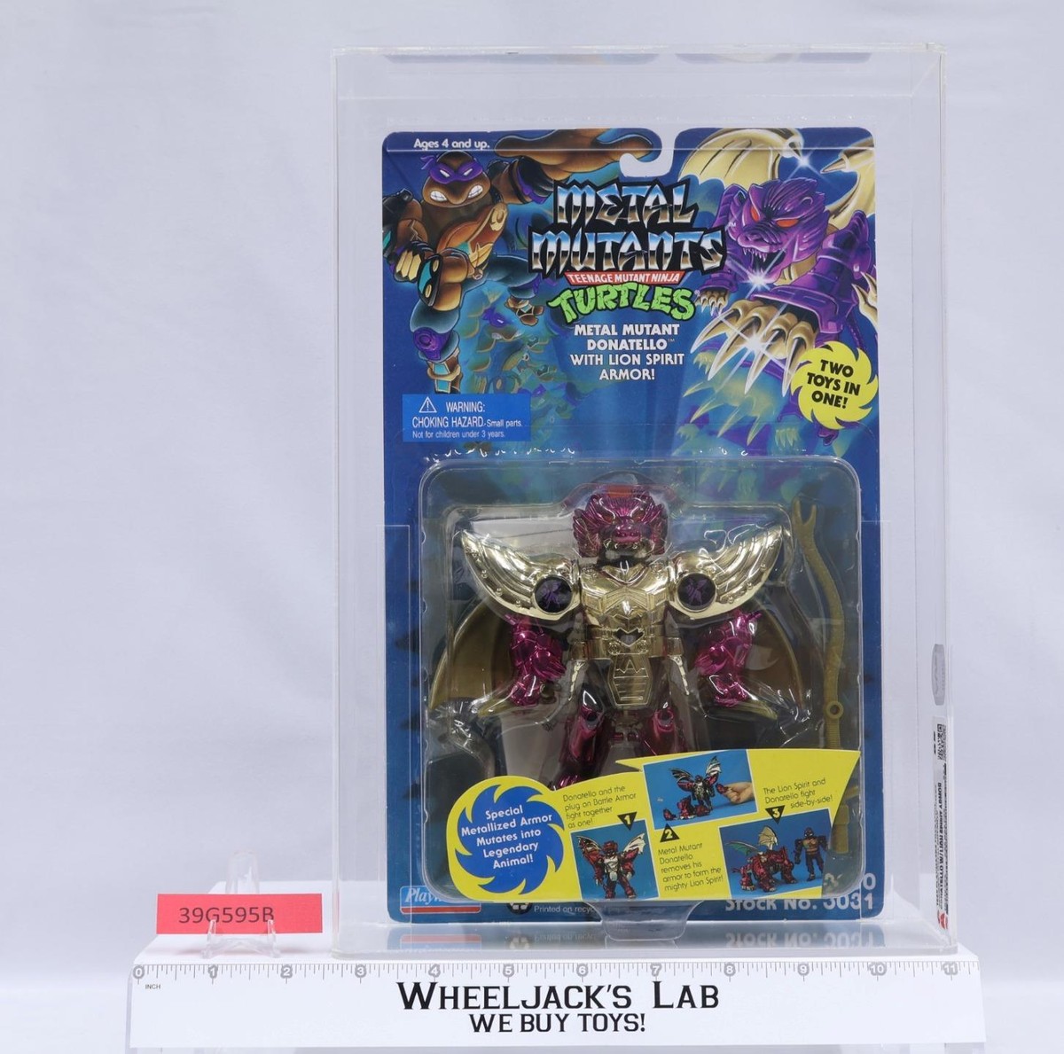 Donatello W/ Lion Spirit CAS GRADED 85 85/85/95 TMNT Metal Mutants