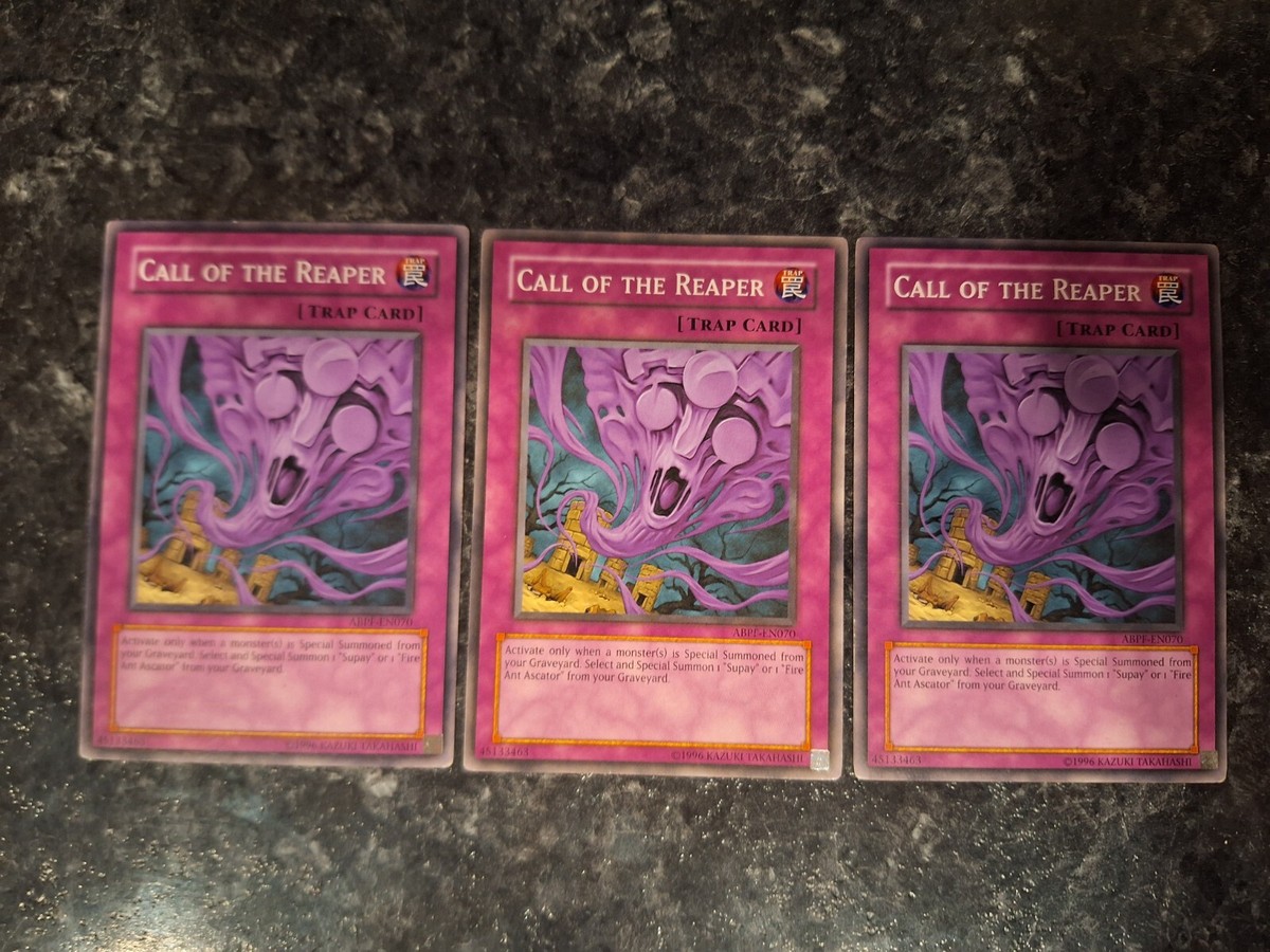 3 Call of the Reaper ABPF-EN070 - Yugioh Yu Gi Oh! Playset | eBay