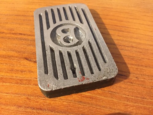 RARE PRE WAR W.O. BENTLEY 4 1/2 LITRE 1927 1928 ORIGINAL PEDAL - EMPIRE CC PARTS - Picture 10 of 12