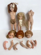 Vintage 1950s PMA Doll Lot Body Parts & Pieces 7" Doll