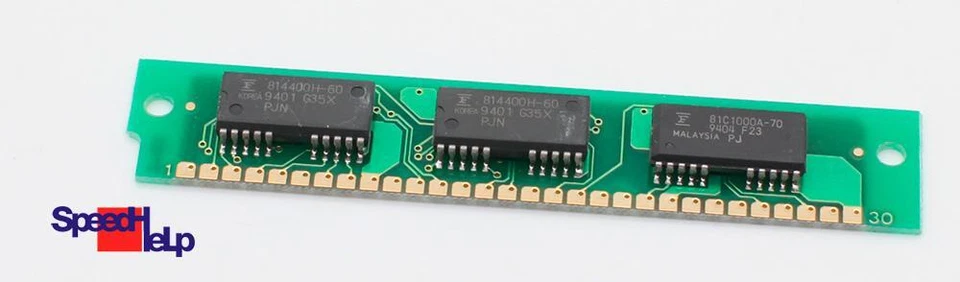 Simm 4mb Ram F 814400h-60 4x1mb 30-Pol Pin 4 Mb Tested for 8086 80286 80386 86 - Image 2 of 2