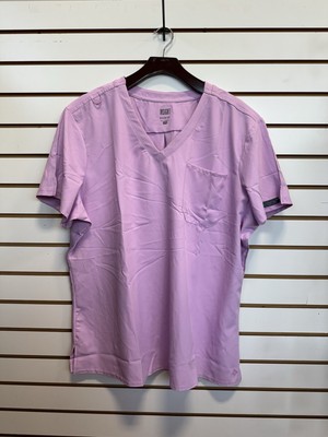 Med Couture MC Insight Lilac Color Scrub Top Style 2432 Size 2XL NWT