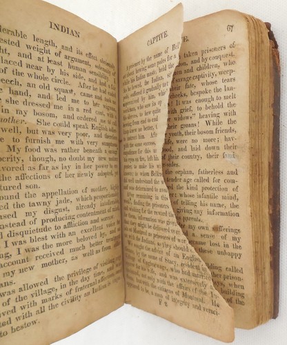 THE INDIAN CAPTIVE, Zadock Steele -1818 Royalton Revolutionary War original HB F - Picture 4 of 10