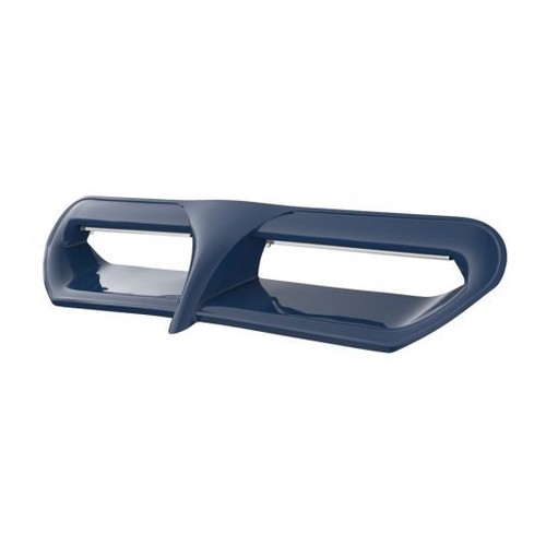 Billiard Blue Batwing LED Vent Trim Insert fit 14+ Harley Touring - Picture 3 of 6