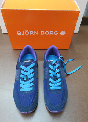 Bjorn Borg Joey Sneakers Navy Purple Size 40 NIB