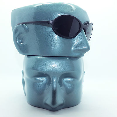 Close Fit Wrap Sunglasses Low Profile Sleek Styling Black  display picture 2