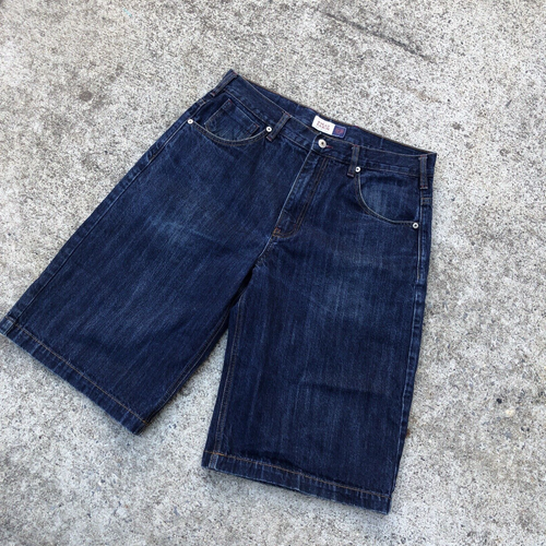 Vintage Phat Farm Shorts Adult Blue Baggy Embroidered Skate 90s Hip Hop Y2K - Picture 3 of 12