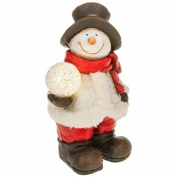 Large LED Snowman Holding Light up Snowball Christmas Figure Ornament