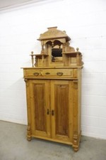 Jugendstil Vertiko um 1900 Schrank Küchenschrank Weichholz Schrank Kommode