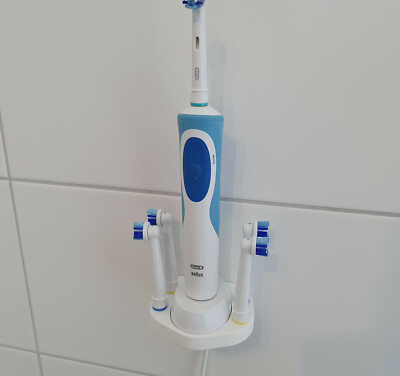 Wandhalter Zahnbürstenhalterung Oral-B Genius, PRO, Vitality mit 4-Aufnahmen