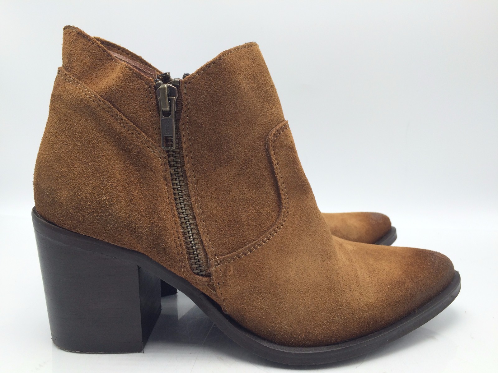 1C2 Steve Madden Pierce Ankle Bootie zipper Round Toe Shoes Suede Women Sz 6.5M 1C2 Steve Madden Pierce Ankle Bootie zipper Round Toe Shoes Suede Women Sz 6.5M
