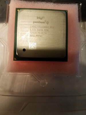Intel Pentium 4 256 KB L2 Cache FSB 400 MHz 1.4 GHz Socket 478 CPU  SL5TG