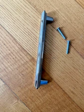 TEN 10 PACK -  5" POLISHED CHROME CABINET HANDLES SOLID ZINC SQUARE DRAWER PULLS