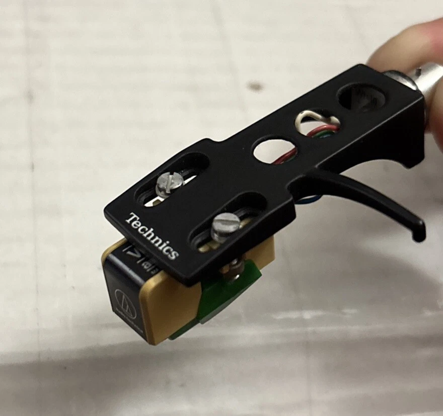 Cartucho y lápiz óptico de equipo original Audio Technica con cabezal para DJ mesa giratoria FUNCIONA Foto 2 de 4
