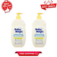 Baby Magic Tear-Free Gentle Hair And Body Wash for Infants, 30 Fl Oz ( 2 PACK )