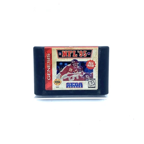 NFL '95 (Sega Genesis, 1994) Cartridge Only Tested Works