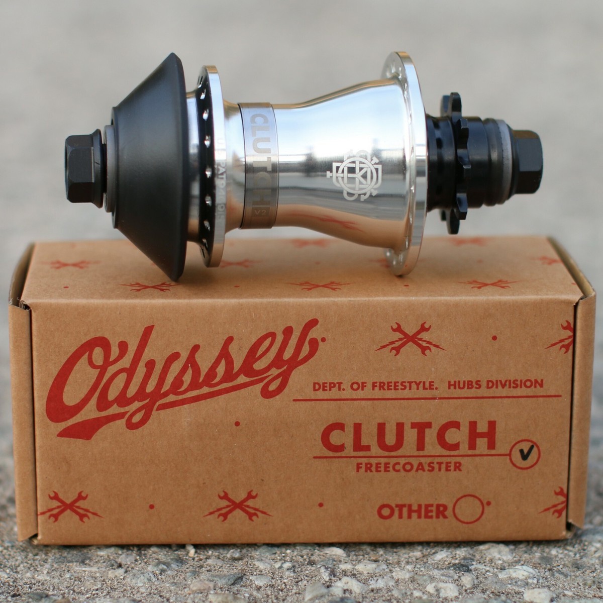 ODYSSEY BMX CLUTCH v2 FREECOASTER HUB POLISHED PRIMO SUNDAY