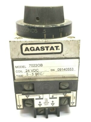 Agastat 7022OB 24VDC Timing Relais