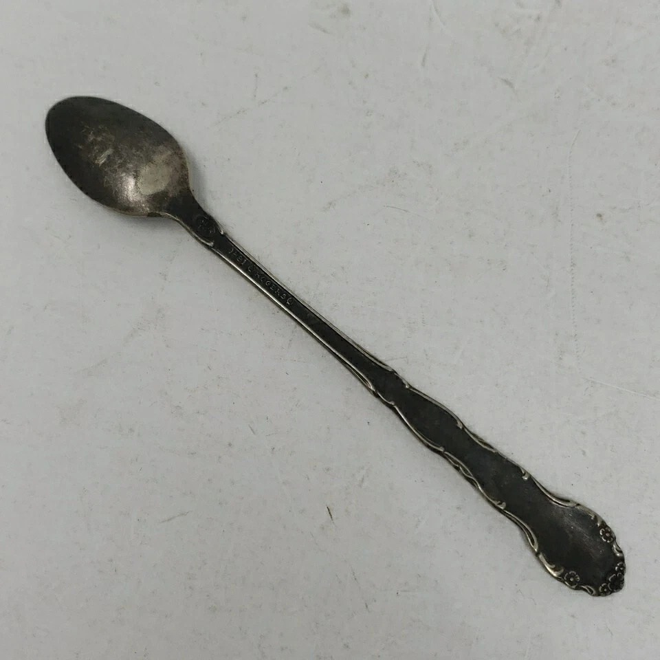 Mini cucharadita de té helado de repuesto Rogers Oneida Silverware 1881 Foto 4 de 4