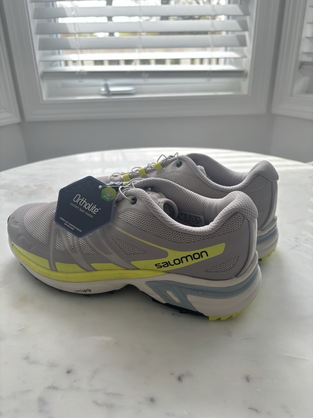 Scarpe da trail running Salomon XT Wings 2 giallo grigio donna taglia 8 5 nuove