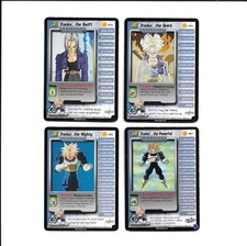 Dragon Ball Z Score CCG Trunks Personality 1-4 Rare Cell Saga 127 173 174 175